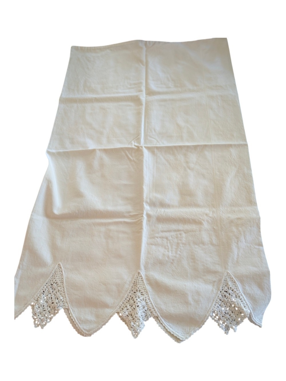 Vintage Hand-Stitched Antique Pillowcases (Set of 2)